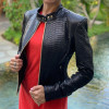 Black snakeskin jacket JT-91