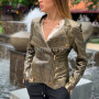 Women's snakeskin jacket JT-92