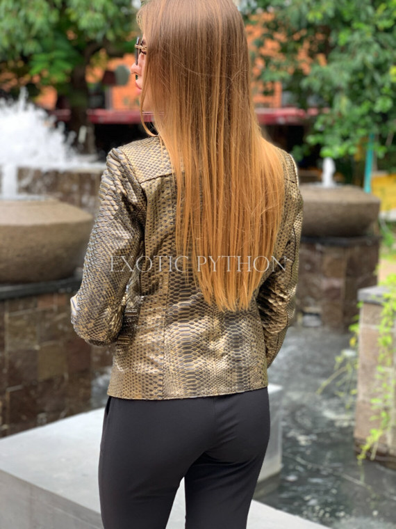 Women's snakeskin jacket JT-92