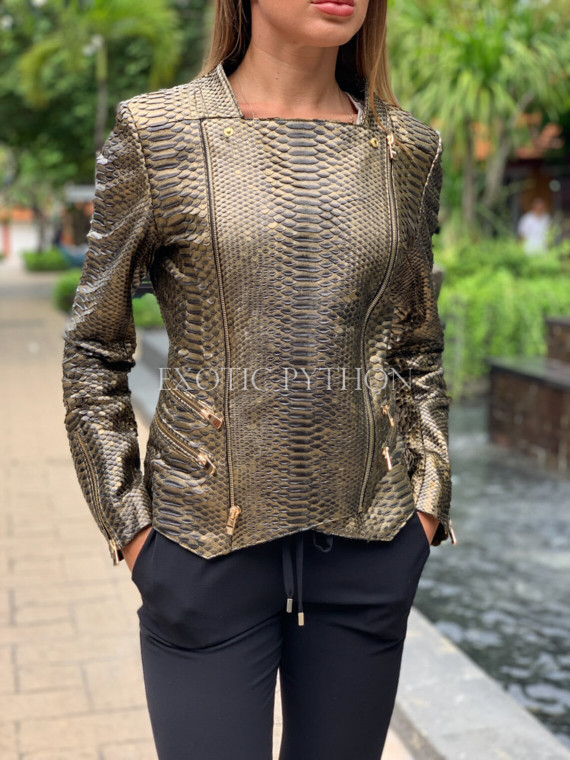 Women's snakeskin jacket JT-92