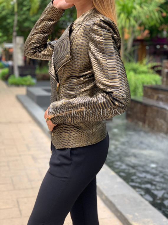 Women's snakeskin jacket JT-92