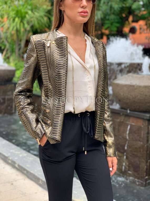 Women's snakeskin jacket JT-92