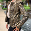 Women's snakeskin jacket JT-92