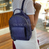 Python leather backpack BG-376