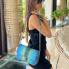 Snakeskin crossbody bag CL-326