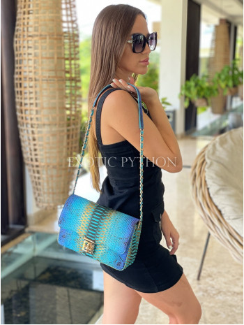 Snakeskin crossbody bag CL-326