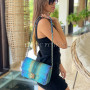 Snakeskin crossbody bag CL-326