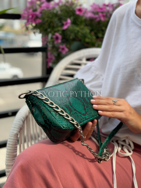 Snakeskin crossbody purse CL-331