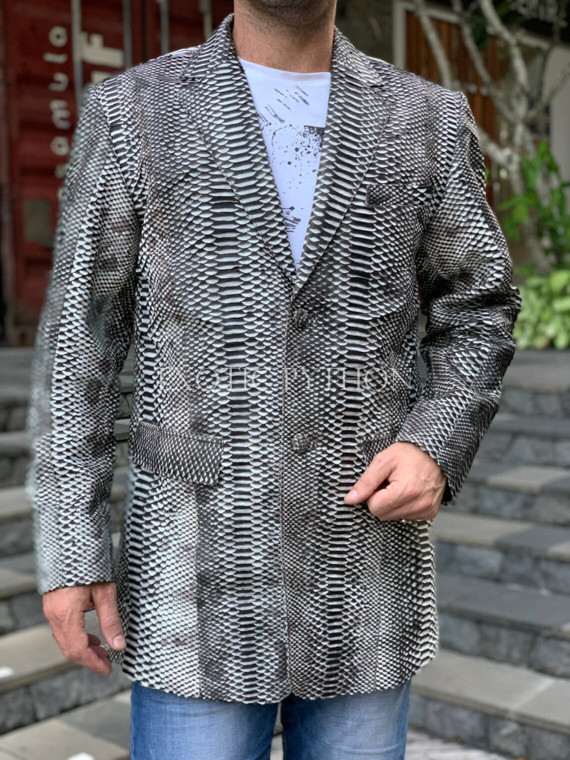 Men's snakeskin jacket JT-112