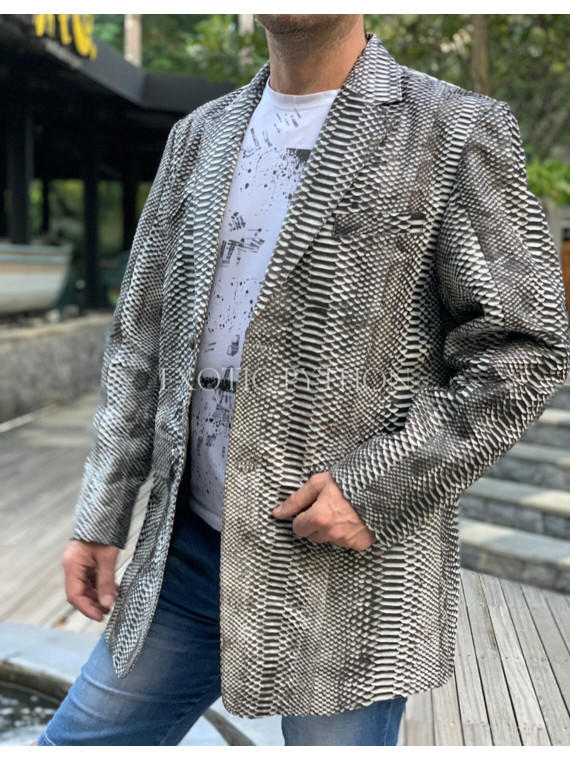 Men's snakeskin jacket JT-112