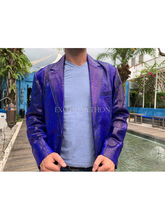 Men's snakeskin jacket JT-113