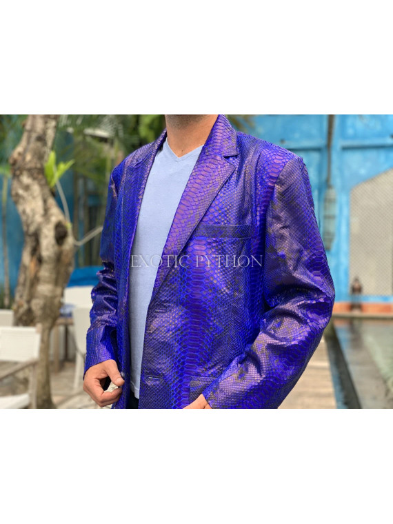 Men's snakeskin jacket JT-113