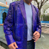 Men's snakeskin jacket JT-113