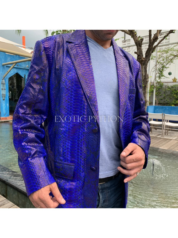 Men's snakeskin jacket JT-113