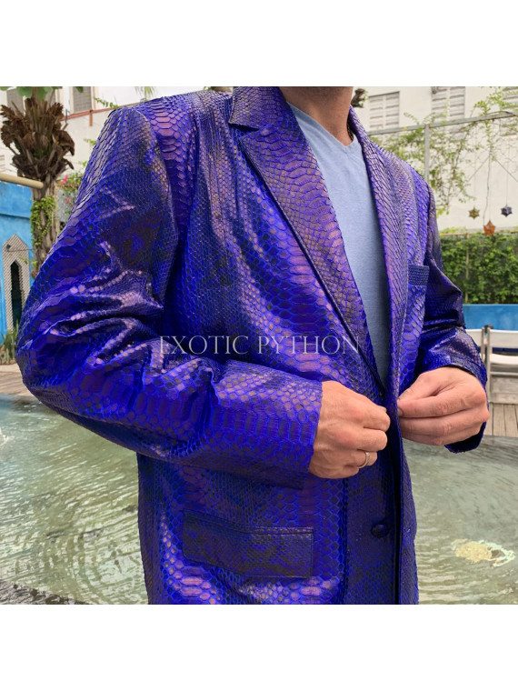 Men's snakeskin jacket JT-113