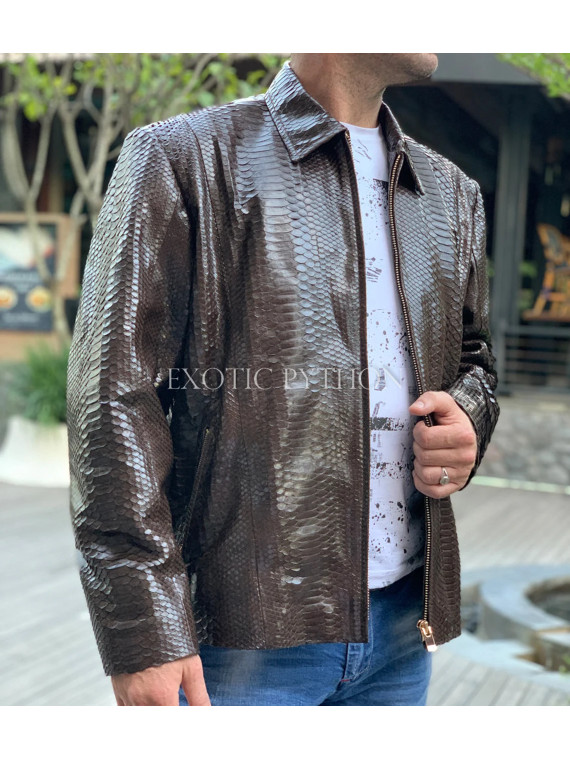 Men's snakeskin jacket JT-114