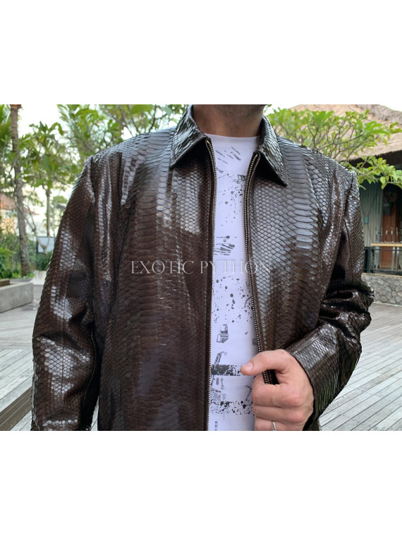 Men's snakeskin jacket JT-114