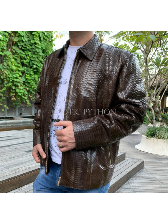 Men's snakeskin jacket JT-114