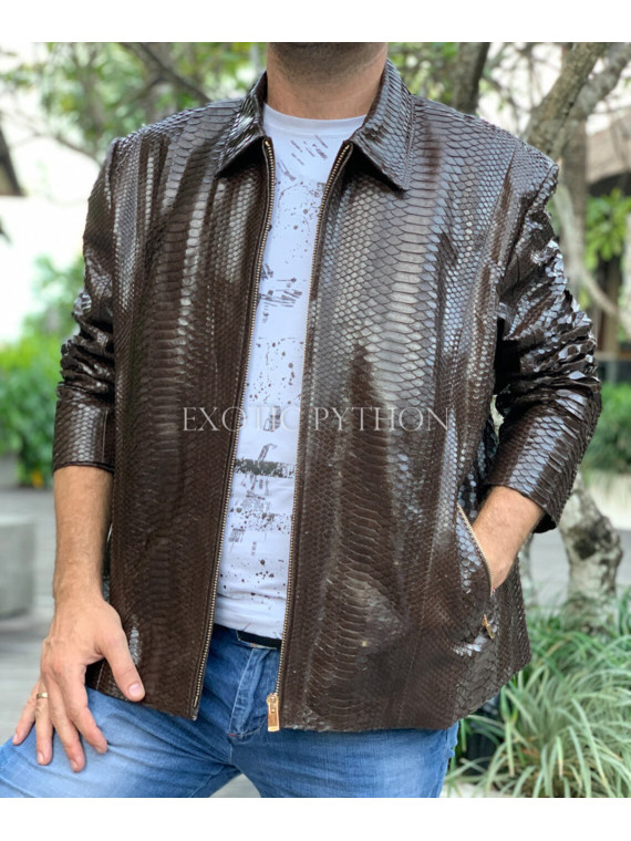 Men's snakeskin jacket JT-114