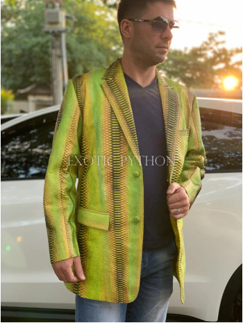 Men's snakeskin jacket JT-115