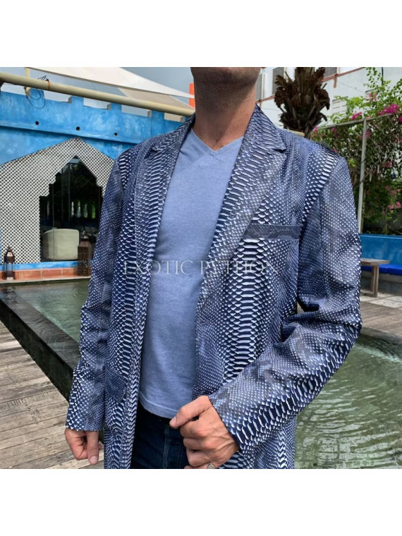 Men's snakeskin jacket JT-116