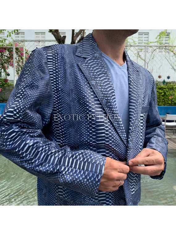 Men's snakeskin jacket JT-116