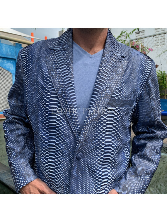 Men's snakeskin jacket JT-116