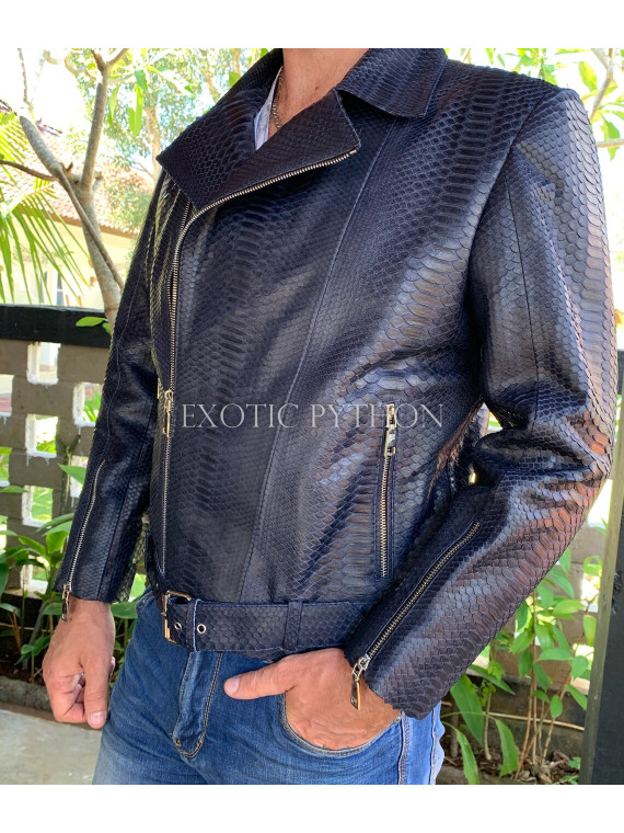 Men's snakeskin jacket JT-117