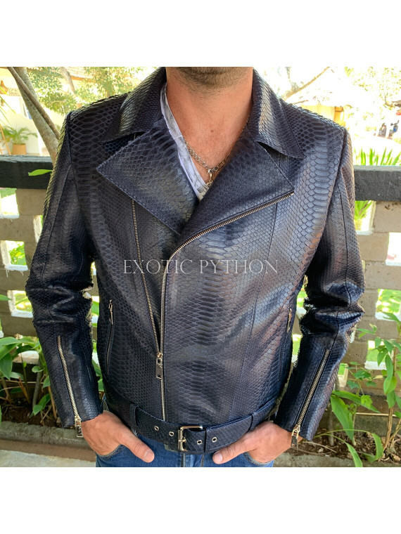 Men's snakeskin jacket JT-117