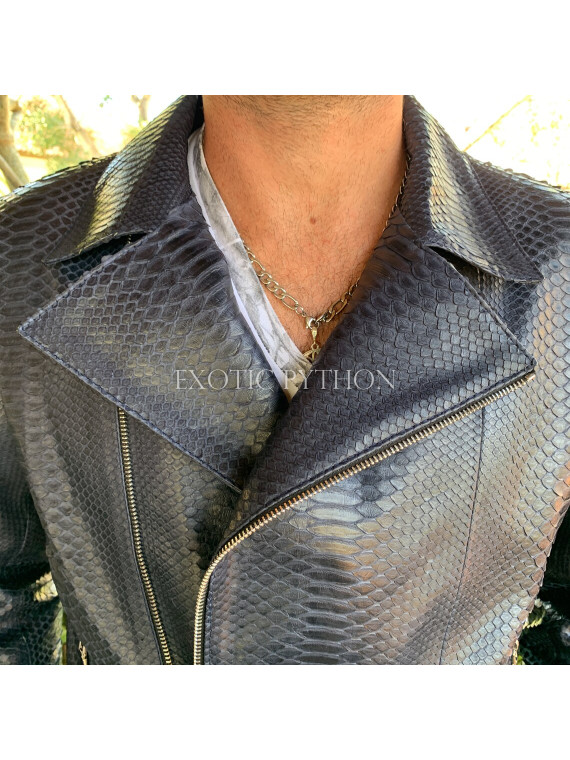 Men's snakeskin jacket JT-117