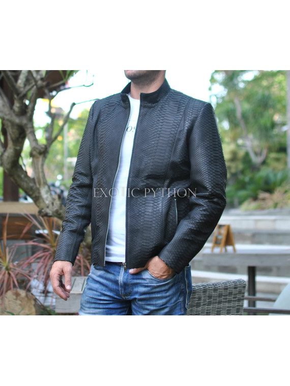 Men's snakeskin jacket JT-118