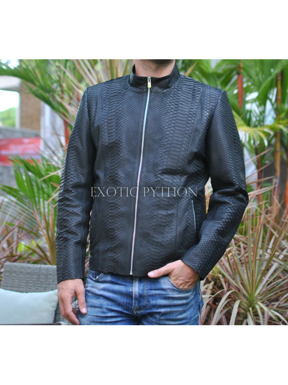 Men's snakeskin jacket JT-118