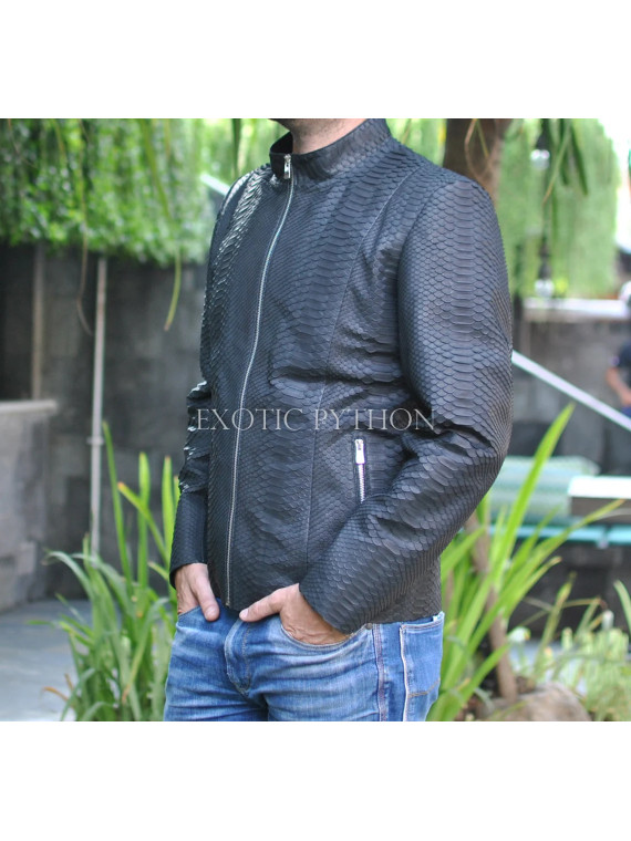 Men's snakeskin jacket JT-118