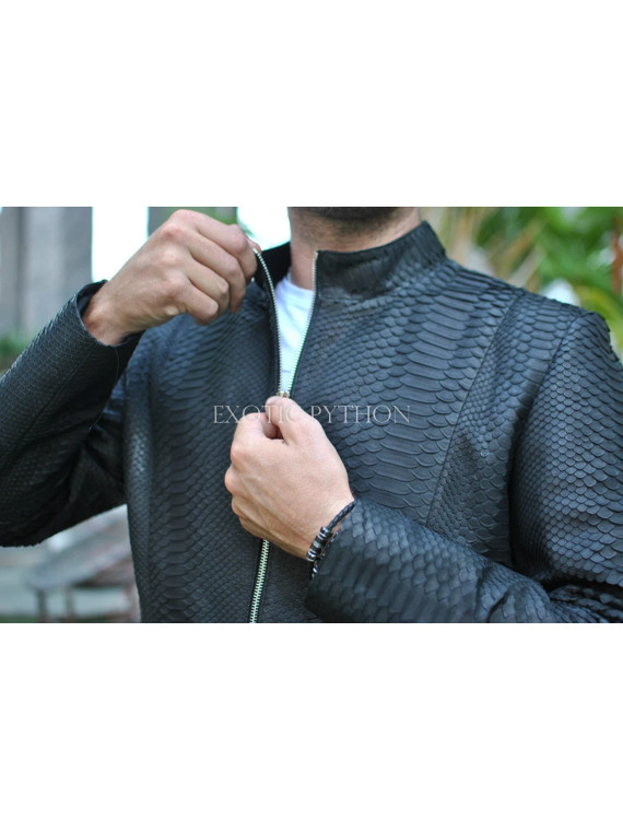 Men's snakeskin jacket JT-118