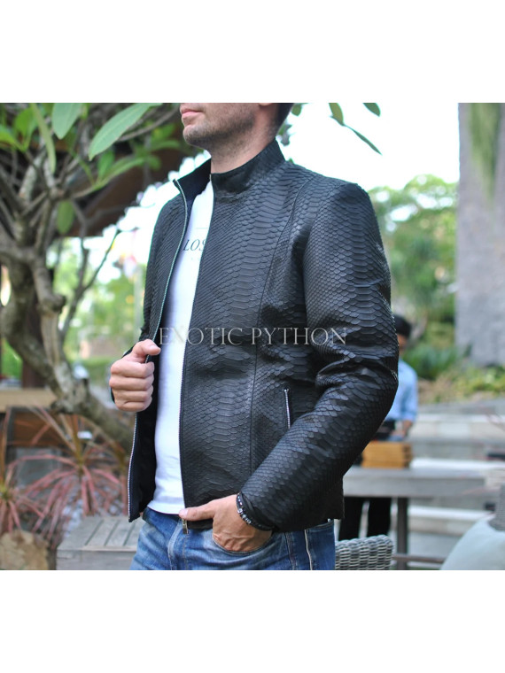 Men's snakeskin jacket JT-118