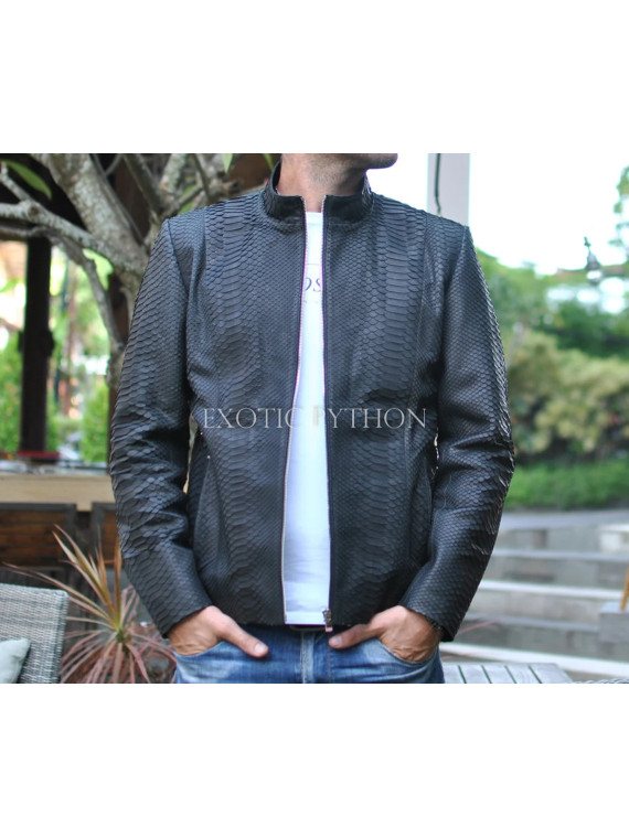 Men's snakeskin jacket JT-118