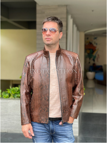 Men's snakeskin jacket JT-120