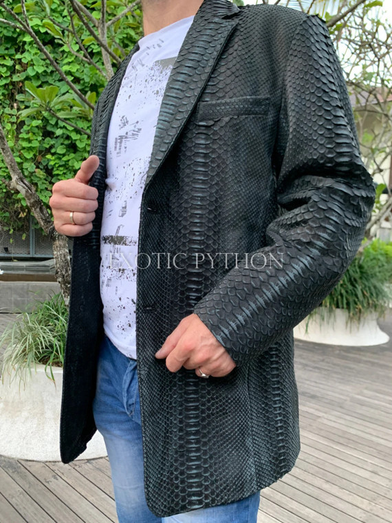 Men's snakeskin jacket JT-121