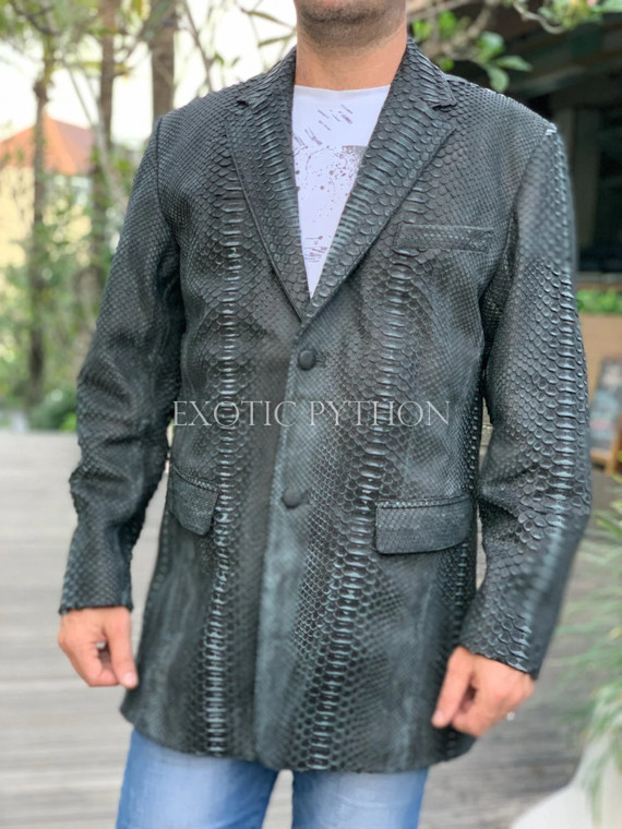 Men's snakeskin jacket JT-121