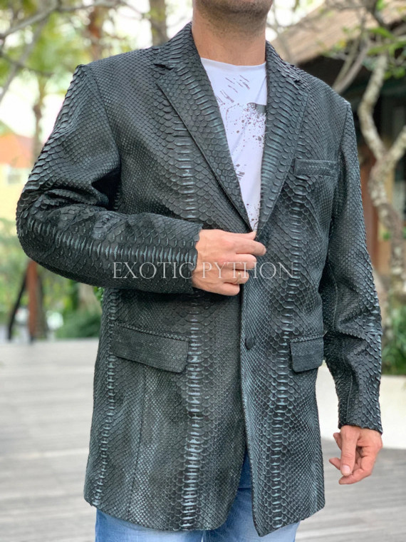 Men's snakeskin jacket JT-121