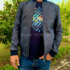 Men's snakeskin bomber jacket JT-122