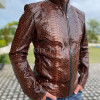 Men's snakeskin jacket JT-123