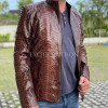 Men's snakeskin jacket JT-123