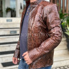 Men's snakeskin jacket JT-123