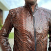 Men's snakeskin jacket JT-123