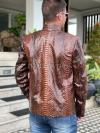 Men's snakeskin jacket JT-123