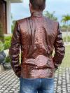 Men's snakeskin jacket JT-123