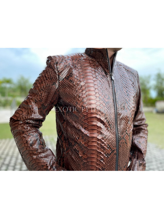 Men's snakeskin jacket JT-123