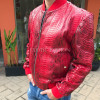 Men's snakeskin bomber jacket JT-124