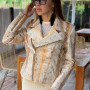 Women's Snakeskin Jacket  JT-75